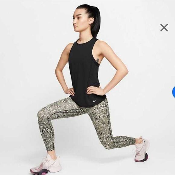 Nike One Leopard‎ Print 7/8 Tights XXL NEW!!! - Picture 3 of 10